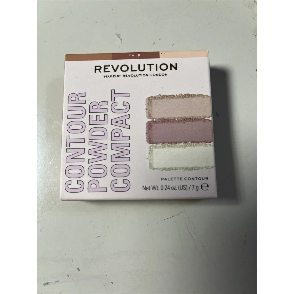 Makeup Revolution London Contour Powder Compact Fair 0.24 oz Palette NIB